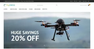 FlyCross - Drones Store Magento Theme - TemplateMonster