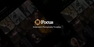 Focus - Responsive Photography Template