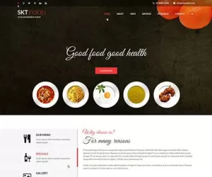 Food and Recipes WordPress Theme for food blogging and recipe sharing