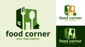 Food - Corner Logo - Logos & Graphics