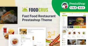 FoodCrus - Food and Restaurant PrestaShop Theme