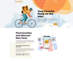 FoodDelivery - Local Business Elementor Template Kit