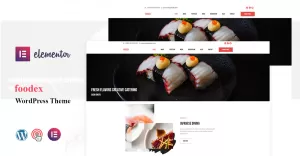 Foodex Fast Food & Restaurant Elementor WordPress Theme