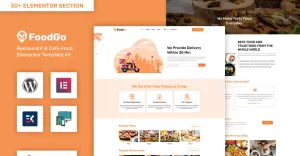 FoodGo - Food & Grocery Local Business Delivery WordPress Theme