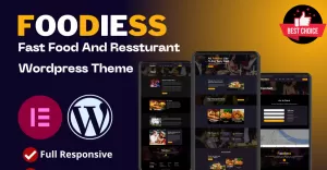 Foodiess Fast Food And Resturant Full Responsive Wordpress Theme