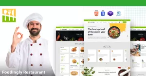 Foodingly - Restaurant HTML Template - TemplateMonster