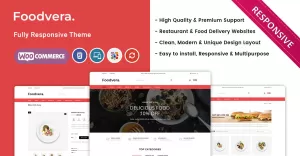Foodvera - The Fast Food and Restaurant Store WooCommerce Theme