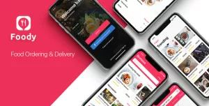 Foody mobile App UI Kit for Adobe XD