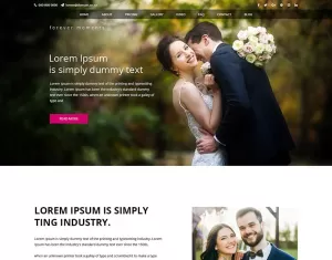 Forever Moments - Wedding Photography PSD Template