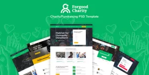 ForGood Charity/Nonprofit PSD Template