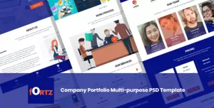 Fortz – Company Portfolio Multi-purpose PSD Template