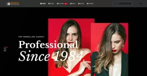 Fotojenic Fashion Agency  And Top Model Joomla4 Template