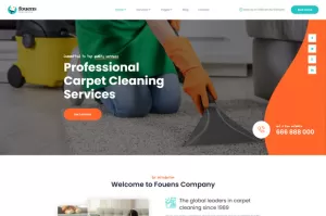 Fouens - Cleaning & Home Maintenance Company Elementor Template Kit