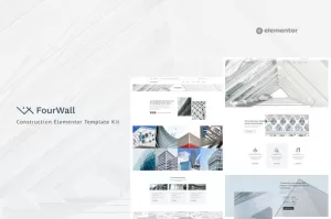FourWall - Construction Elementor Template Kit