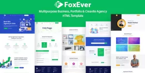 FoxEver - Creative Agency & Portfolio  HTML5 Template