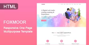 Foxmoor - Responsive One Page Multipurpose Template