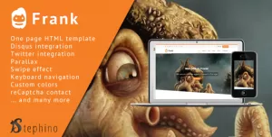 Frank - Responsive One Page HTML