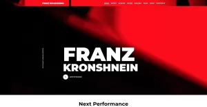 Franz Kronshnein - Musician Joomla Template - TemplateMonster