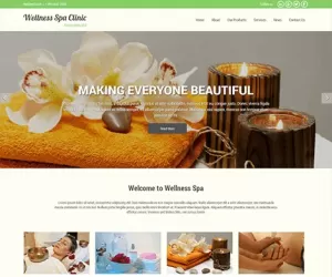 Free Beauty Spa WordPress Theme Download For Spa Beauty Salons
