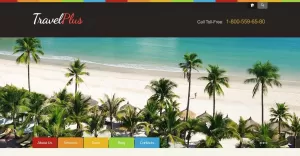 Free Bright Travel Agency WordPress Theme - TemplateMonster