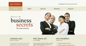 Free Business Services Website Template - TemplateMonster