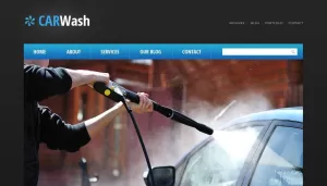 Free Car Wash Responsive WordPress Theme - TemplateMonster