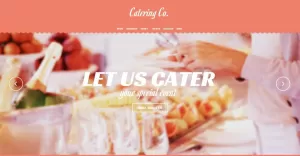 Free Catering Website Theme