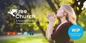 Free Church  Religion & Charity Christian WordPress Theme
