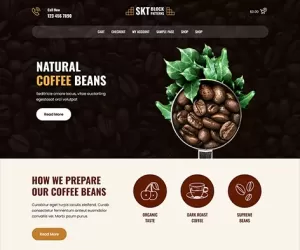Free Coffee Shop WordPress Theme Download for Bistro and Cafe