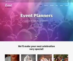 Free Conference WordPress Theme Download For Events Wedding