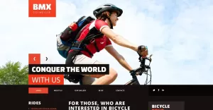 Free Cycling Club WordPress Theme & Website Template