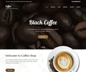 Free Download Coffeehouse WordPress Theme For Cafe Restaurant Coffee Shop