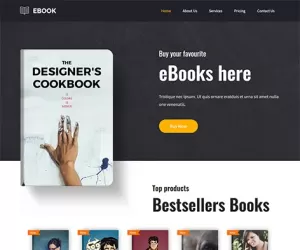 Download Free eBook WordPress Theme 4 Book Publishers and Digital Book