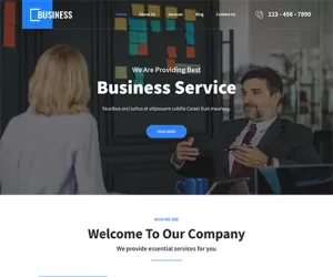 Download Free Simple Business WordPress Theme for Sales and Service