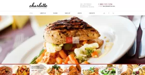 Free European Restaurant Website Design - TemplateMonster