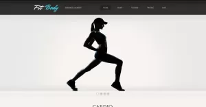 Free Fitness Website Theme