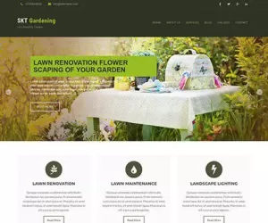 Free Gardening WordPress Theme Download For Landscaping