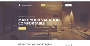 Free Hotels Responsive WordPress Theme - TemplateMonster