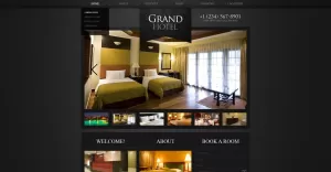 Free Hotels Website Design Template