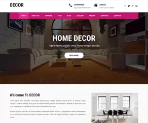 Free Interior And Furniture WordPress Theme Download For Home Furnishings