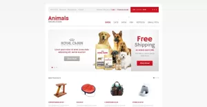 Free Pet Shop OpenCart Template