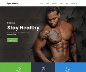 Free Physical Fitness WordPress Theme Download for Yoga Trainer