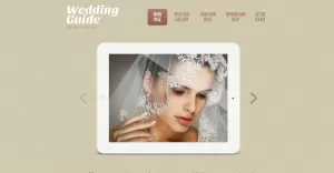 Free Responsive WordPress Template Wedding Planner Site