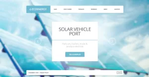 Free Solar Energy Website Template