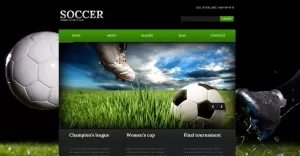 Free Stylish Soccer WordPress Theme