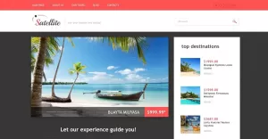 Free Travel Agency Website WordPress Design - TemplateMonster