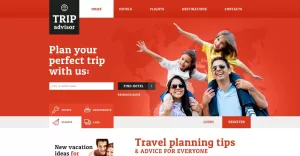 Free Travel Guide Responsive Website Template