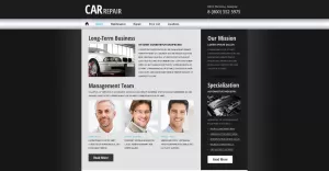 Free Website Template - Car/Auto Project Website Template