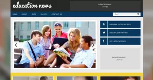 Free WordPress Template for Education Websites