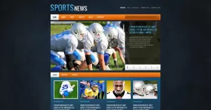 Free WordPress Theme for Sports News - TemplateMonster
